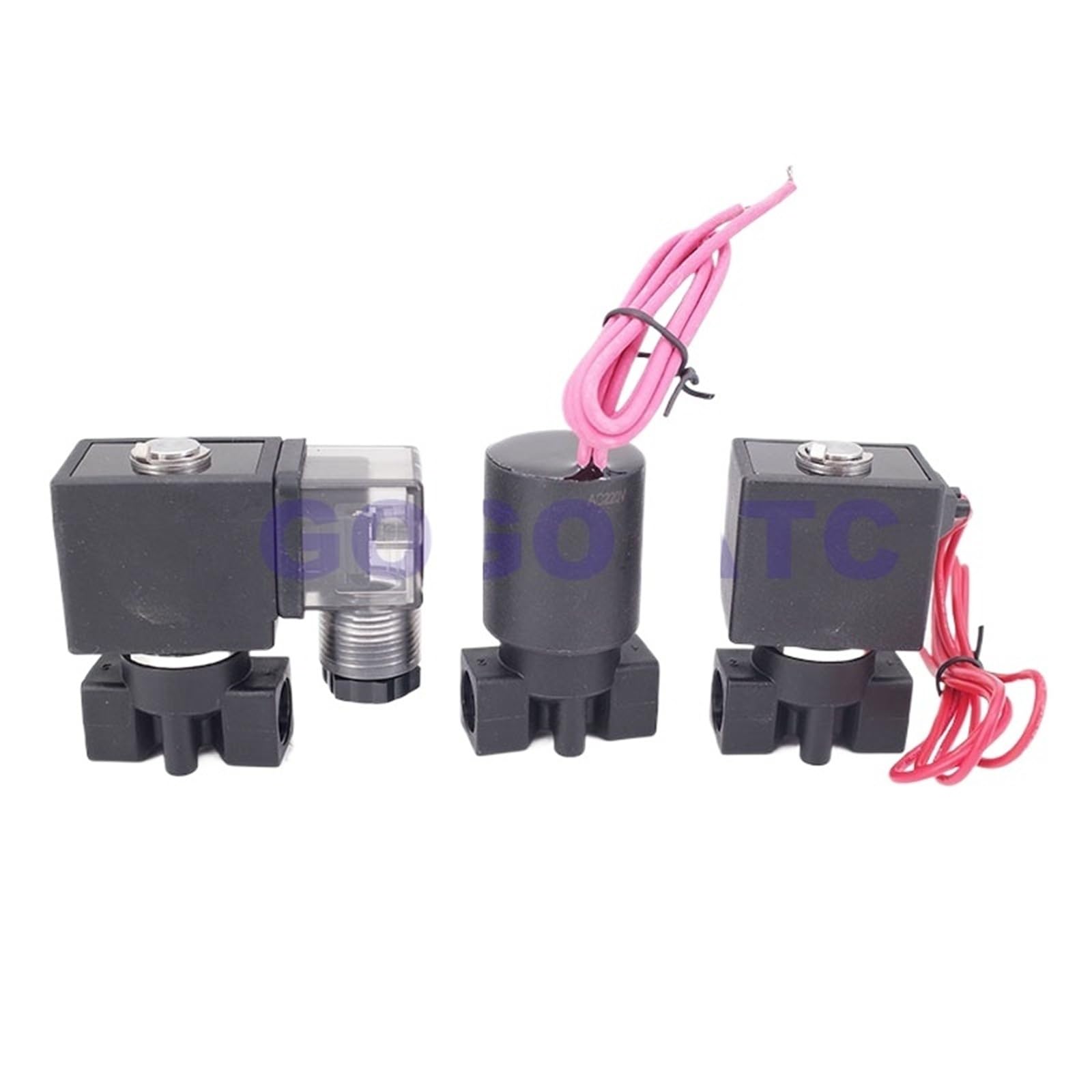 Électrovanne 2 Voies GPA-02 24V miniature pour tuyau d'eau avec orifice 1/4 pouce