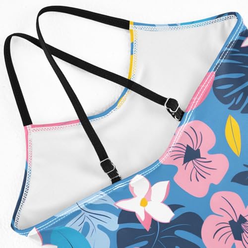 Image of Girls Swimsuit Little Cute Cat and Ice Cream One Piece Swimwear