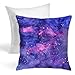 Produktbild Iop 90p Lila Galaxie-Muster Kissen, quadratisch, Duplexdruck, 45,7 cm, Polyester, weiß, Einheitsgröße