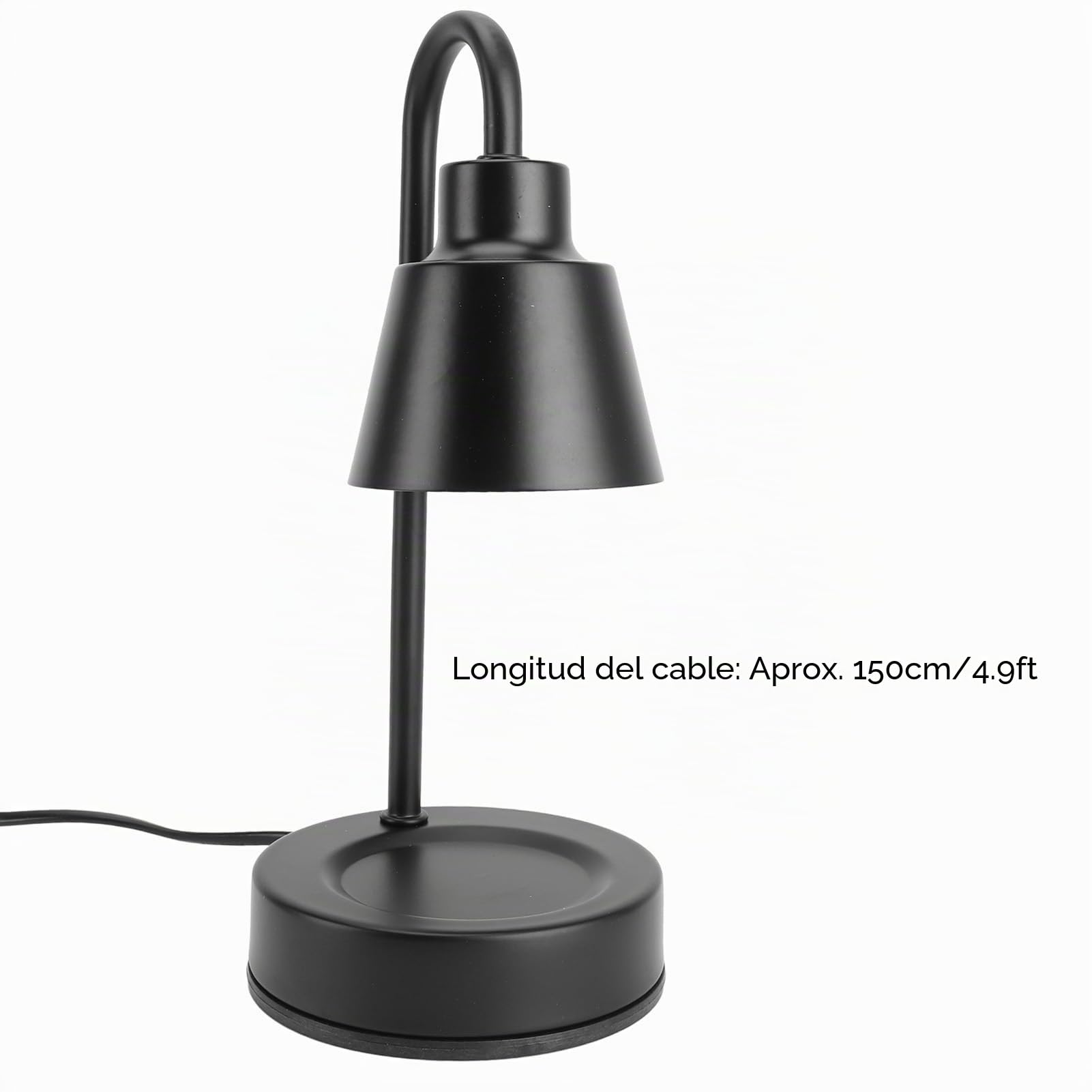 Lámpara Calentador de Velas con Atenuador Temporizador, Calentador de Cera Eléctrico Regulable de 50 W con 2 Bombillas, Lámpara Calentadora de Cera para Velas en Tarro (Enchufe
