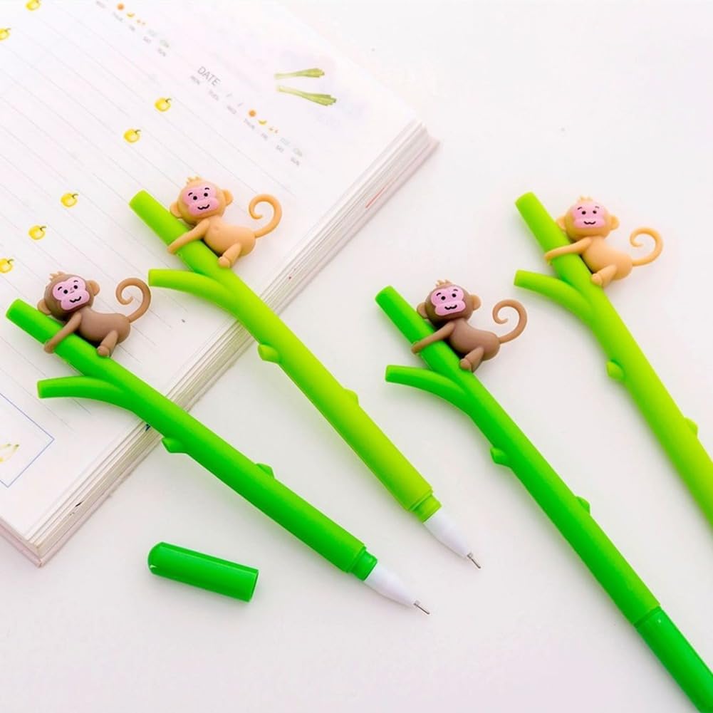 12 Süße Kugelschreiber Mit Elefanten-Anhänger – Kawaii Design, Nachfüllbar, Perfekt Für Schule & Büro