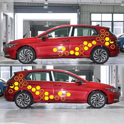 Pegatinas para parachoques de coche estilo tuning hexágonos para rutas 2