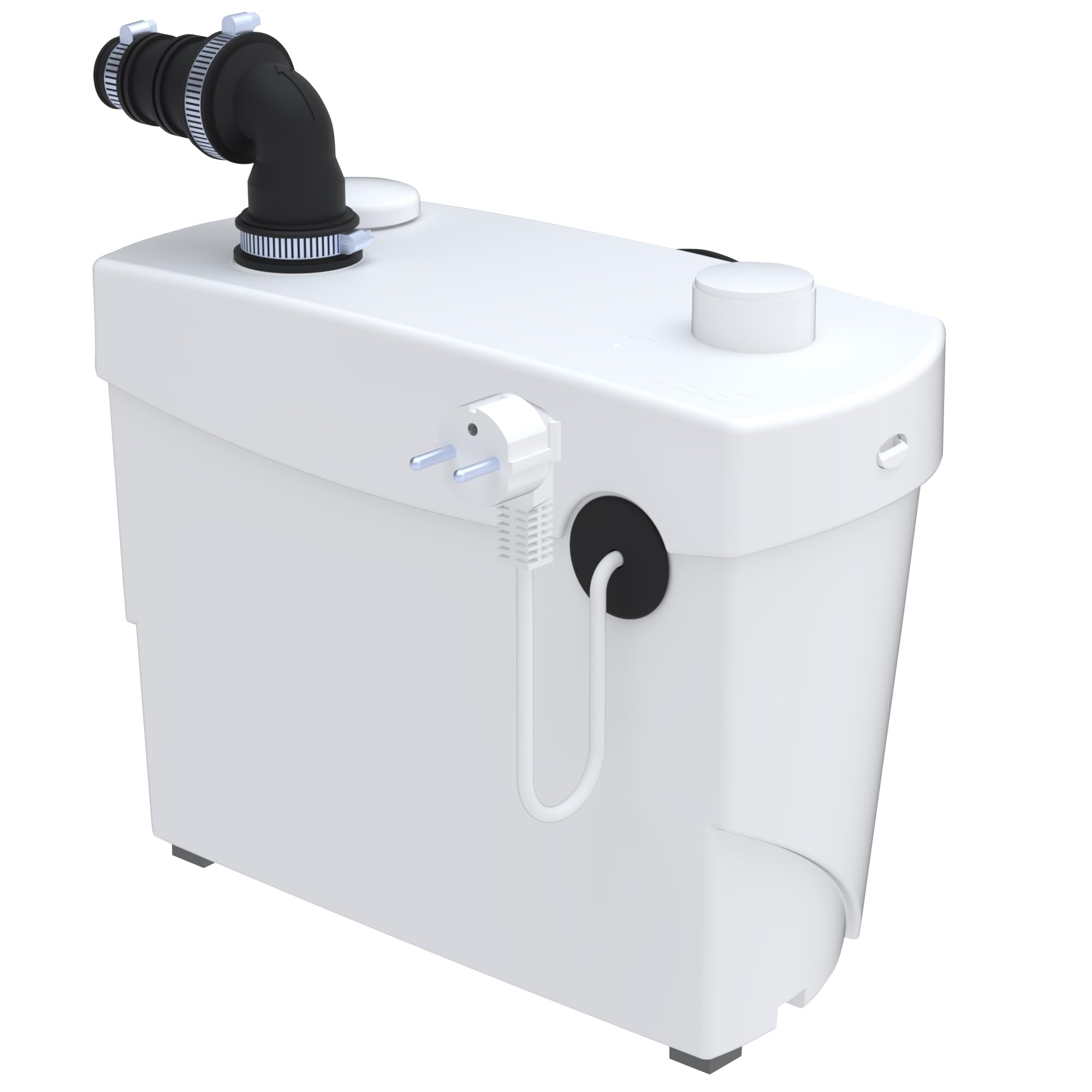 SFA - Sanibroyeur Top - Broyeur WC Et Salle d'Eau - Evacuation Eaux Usées - 2 Entrées WC Et Lavabo - Puissant, Silencieux - Discret - Entretien Simple - 36,1 x 21,6 x 32,5 cm - 400 W - Made in France