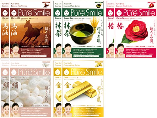 Pure Smile Japan Pure Smile Essence mask Japan's Grace Five Each Two a Total of 10 Pieces Set