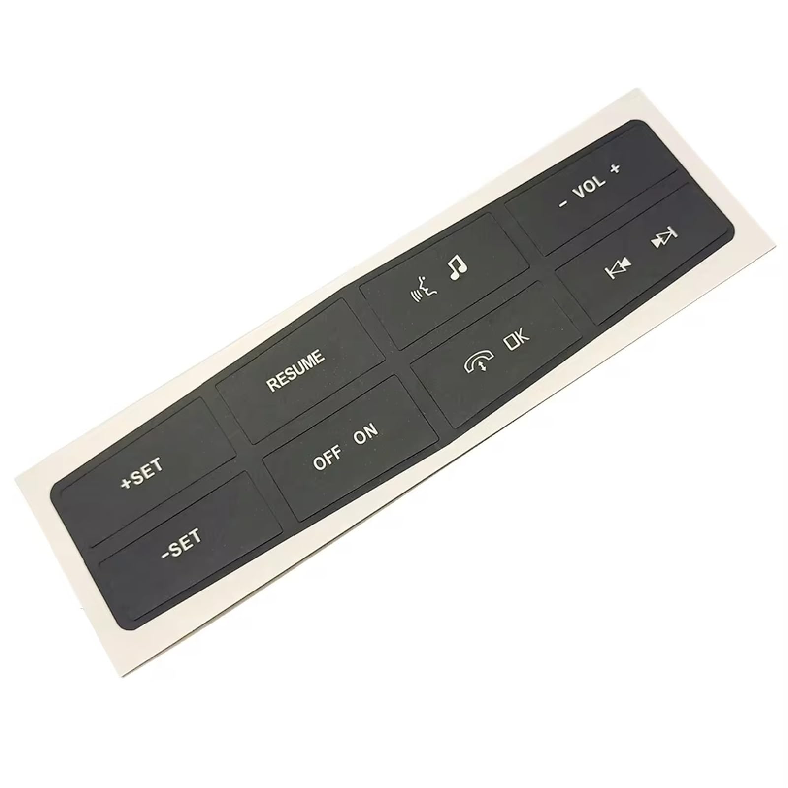 Button Repair Sticker Compatible with for Mustang 2010 2011 2012 Car Steering Wheel Button Repair Kit Decal Sticker