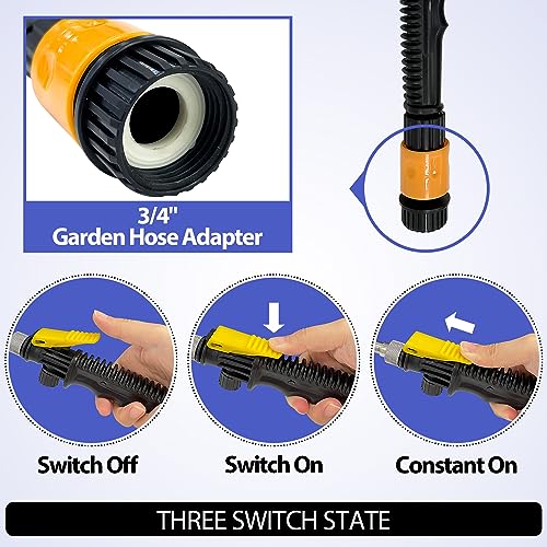 Image of Sutekus RV Water Heater Anode Rod and Flush Wand Set Remove Sediment and Scale RV Water Heater Tank Rinser Flusher with 3 /4 inch NPT Magnesium Rod & Seal Tape