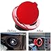 Gas Cap Cover, DDUOO Red JK Fuel Door Gas Cover Compatible with JK JKU 2007-2017 Sahara Rubicon(NOT FOR JL)
