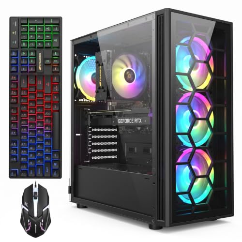 Image of STGAubron Gaming PC Desktop,Core i7-8700,RTX 3070 8G,16GB DDR4,512G SSD