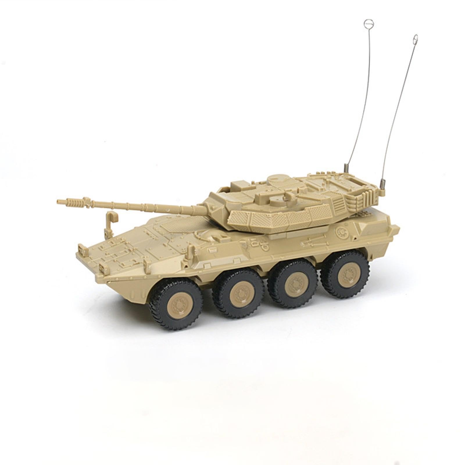 Menolana Tank Model Toy Building Kit Sand Table Decor Tabletop Decoration Birthday Gift for Adults Kids Armored Vehicle 1:72 Scale, Yellow — view 6