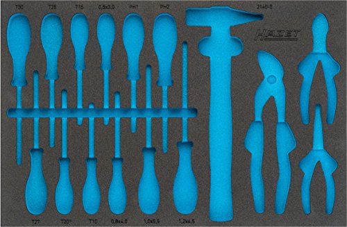 Hazet 163-330L 2K Soft Foam Insert for Workshop, 1 Piece