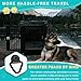 8 Pack Heavy Duty Tie Down Kit for Ruffland Kennels, 1000LB Load Capacity D-Ring Securing System with Bolts and Wrench for Easy Vehicle Installation