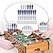 rockible 26x Table Soccer Men Players Football Table Accessories Components, Easy to Install, Foosball Replacement Players, Blue White