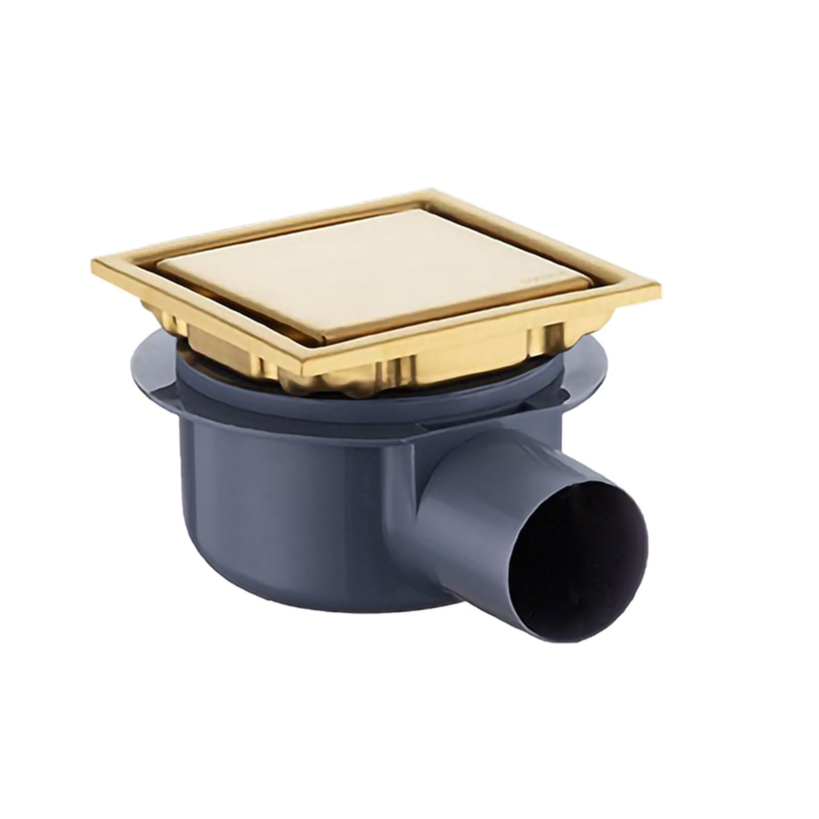 Floor Drain Floor Drain 10cm Gold Odor Proof Hidden Stainless Steel