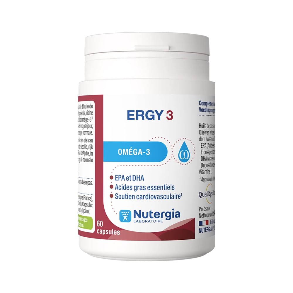 Ergy 3 | 60 Capsules | Nutergia