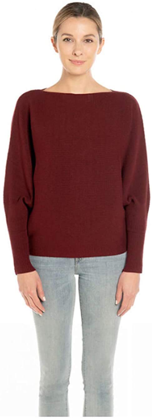 VassJoan New York Ladies' Dolman Style Long Sleeve Sweater