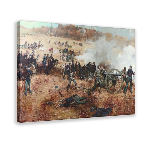 Toile WCYB Battery H 1st Ohio Volunteers impression d'art pour bureau et salon