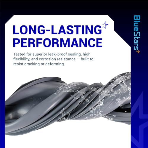 Image of BlueStars 5304505004 AP6973284 PD00055316 Washer Door Boot Seal For Electrolux EFLS627UIW2 EFLS617STT0 EFLS527UIW0 EFLS517SIW0 EFLS627UIW0 EFLS627UTT1 EFLS627UIW1 EFLS517STT0 EFLS527UIW1