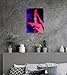 MAMAGO Abstract Woman Canvas Wall Art Sexy Naked Woman Poster Couple Love Romantic Painting Colorful Nude Body Picture for Bedroom Bathroom Modern Wall Decor Framed Easy to Hang-12 x 16 inch