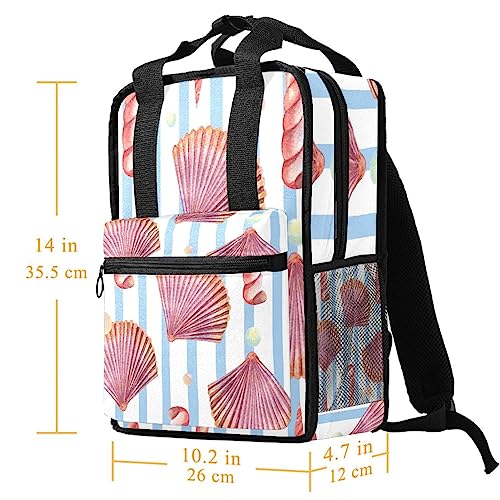 Sac à dos multicolore de 35cm doté de bretelles réglables confortables - 5