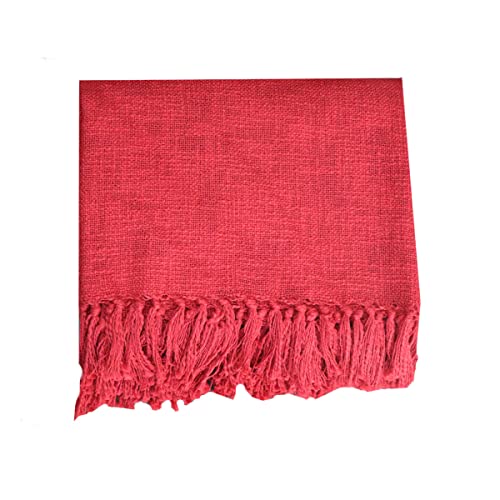 Image of Home Abstract Single Throw Red Color