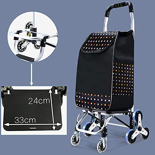 SENWEI Multifunktions-Einkaufstrolley, Küchenaufbewahrung, Mehrzweckwagen, rostfrei, Aluminiumlegierung, faltbar… – Bild 8