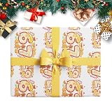 Geschenkrollen – saisonale Geschenkverpackung, mittelgroß, Feiertags-Vorräte, verschiedene Designs, Paketliner, großes Volumen, Geschäftsgeschenkressource, Gemeinschaftsorganisation, Versammlung