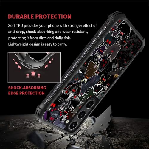 Coque Samsung S23 monstre sombre Halloween cadeau idéal silicone souple - 5