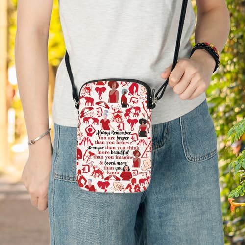 LEVLO Red Elephant Sorority Crossbody Bag Sisterhood Gift Sorority Shoulder Bag Greek Sorority Merchandise4