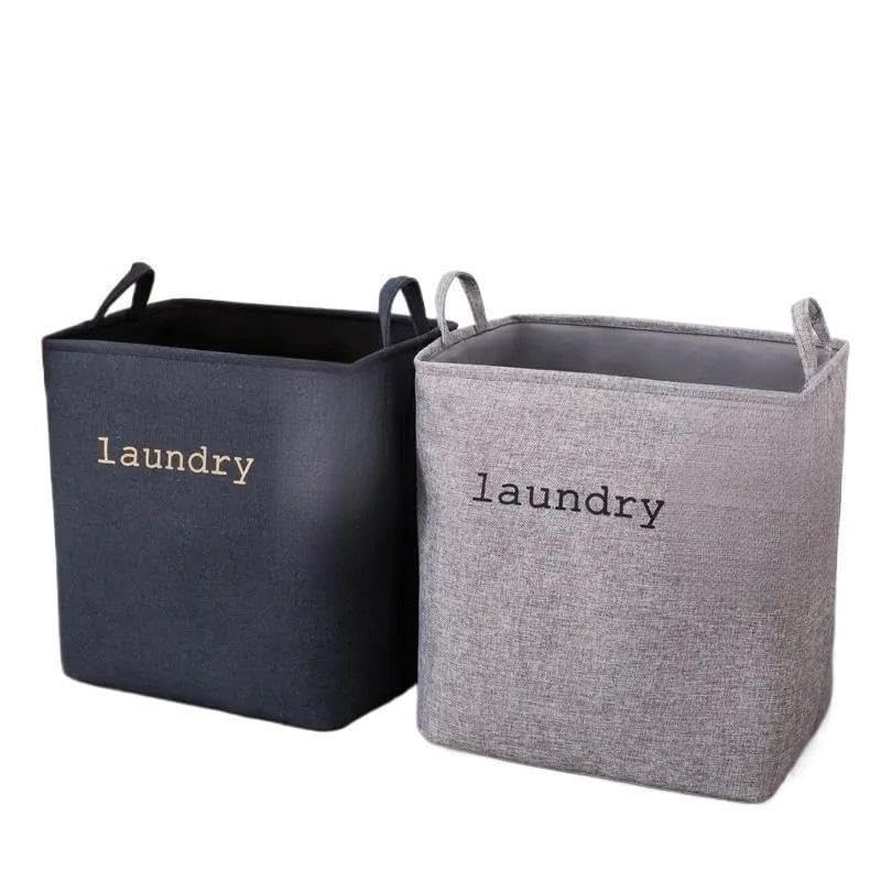Panier à linge pliable pratique et portable - Parfait for ranger les vêtements sales et plus encore(Blue,25x35x40cm)