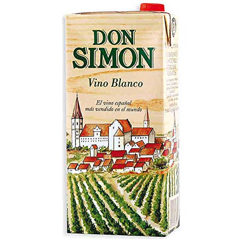 VINO BLANCO DON SIMÓN BRIK 1L (12 UNIDADES)