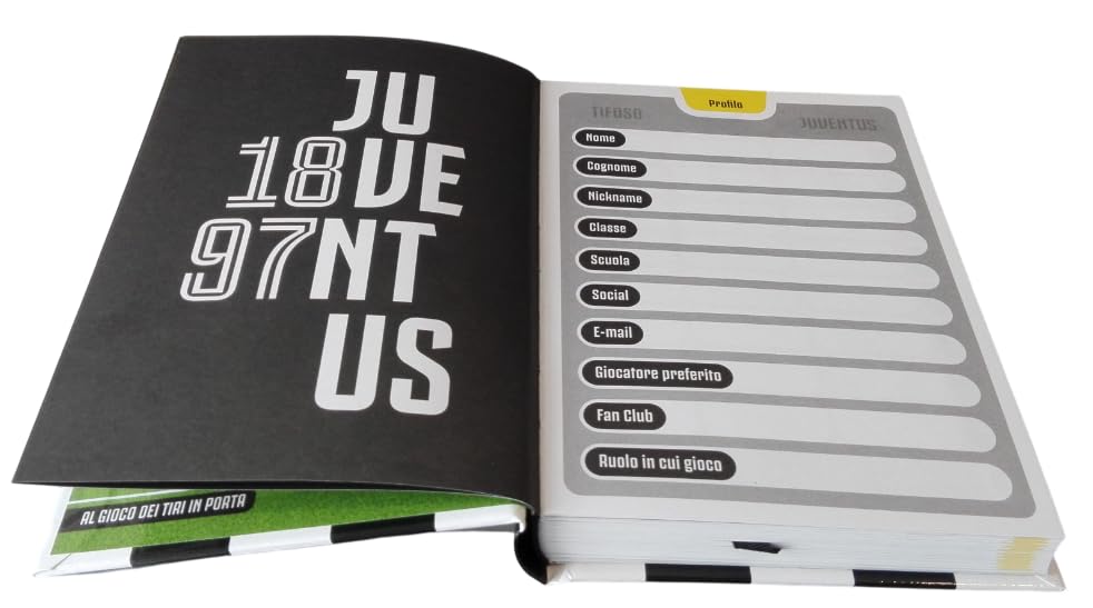 Agenda Calcio 16 Mesi Agenda Juventus 2025/2026 - 16 Mesi Con Portachiavi E Penna Omaggio Calendario Juventus Nero