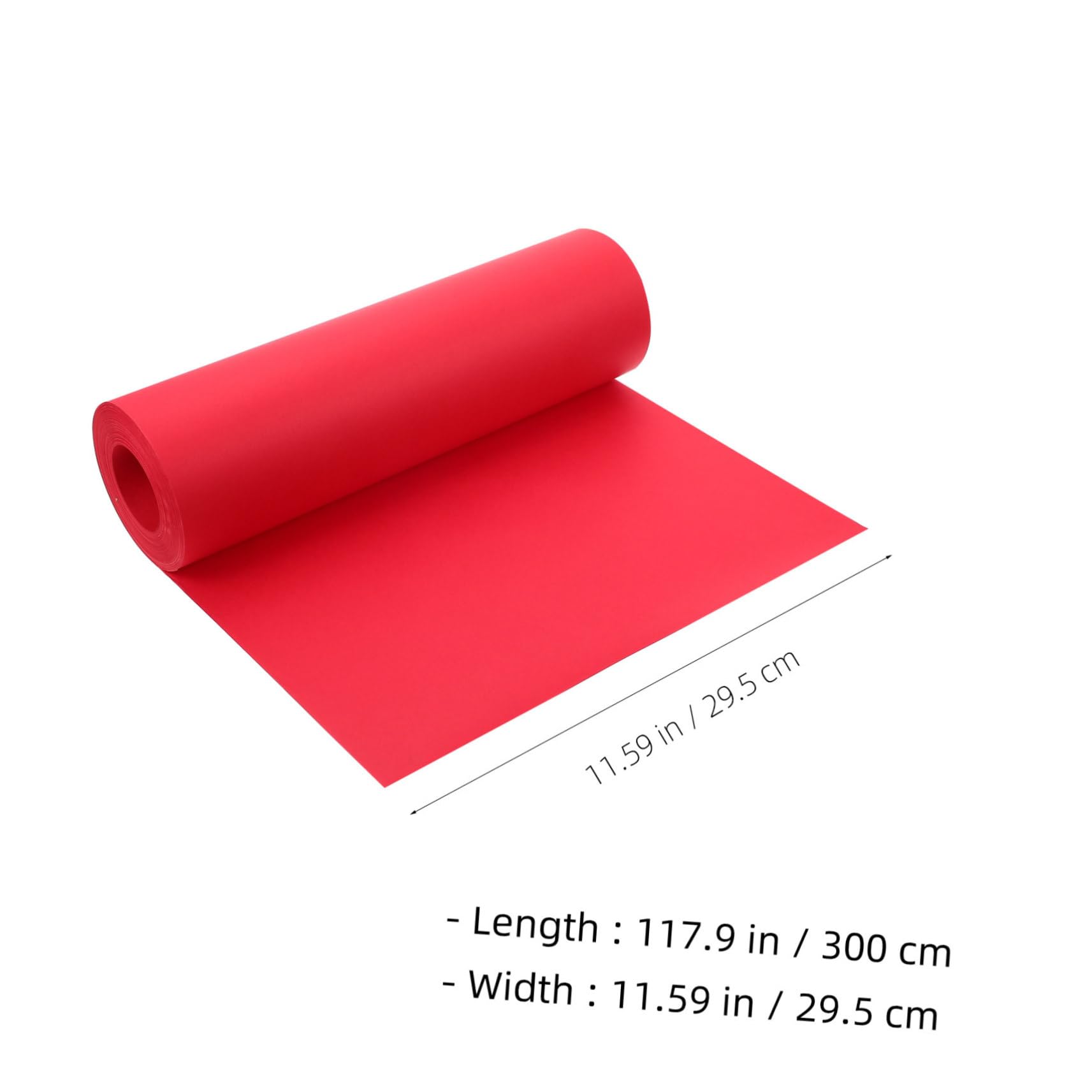 NOLITOY 1 Roll Red Kraft Paper Craft Wrapping Paper Decorative for Flower Bouquets Diy Art Projects Event Wrapping Material