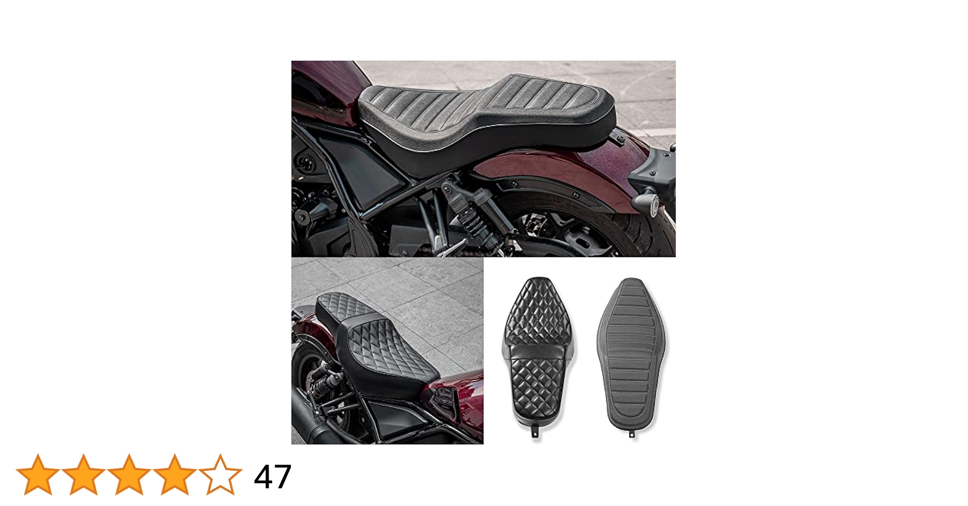 レブル　シート ホンダ レブル250 レブル500 Diablo シングルシート C KRB0120