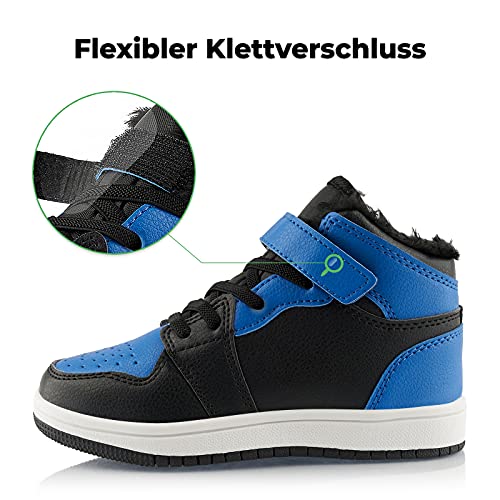 Fusskleidung® Kinder Winterschuhe warm gefütterte Turnschuhe - Image 3