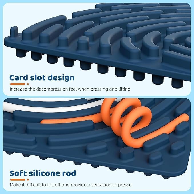 Image of Montessori Silicone Fine Motor Toys for Kids | Silicone Kids Sensory Activity Toys Toy, Fine Motor Skill Learning Educational Toy (Multicolor, 3+ Years)