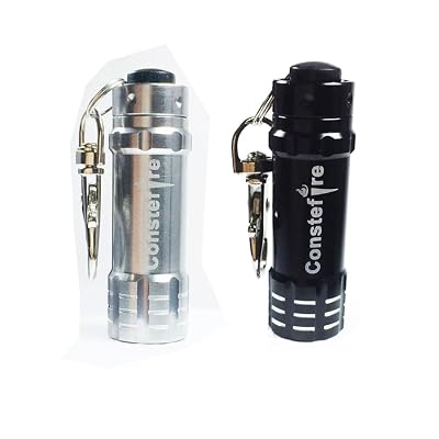 Mini Linterna Llavero，2PCS LED Linterna de Aluminio para Llavero Linterna brillante de 3 LED,Linterna de Bolsillo EDC, Impermeable, Linternas para Interiores, Clase, Camping Senderismo Regalos...