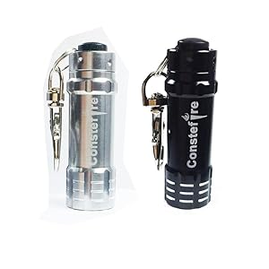 Small Flashlight Keychain Torch,2 PCS Aluminum Key Ring Torch, Bright 3 LEDs Tiny Flashligh,Pocket Flashlight EDC, Waterproof, Mini Torches for Indoor,Class,Camping Hiking Outdoor Gifts