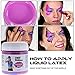 Fluorescent Violet 4 Oz - Face and Body Paint Black Light UV Reactive, Halloween Latex Full Body Paint for Adults and Kids, Ideal for Art, Parties, Carnivals and Cosplay, Safe to Use