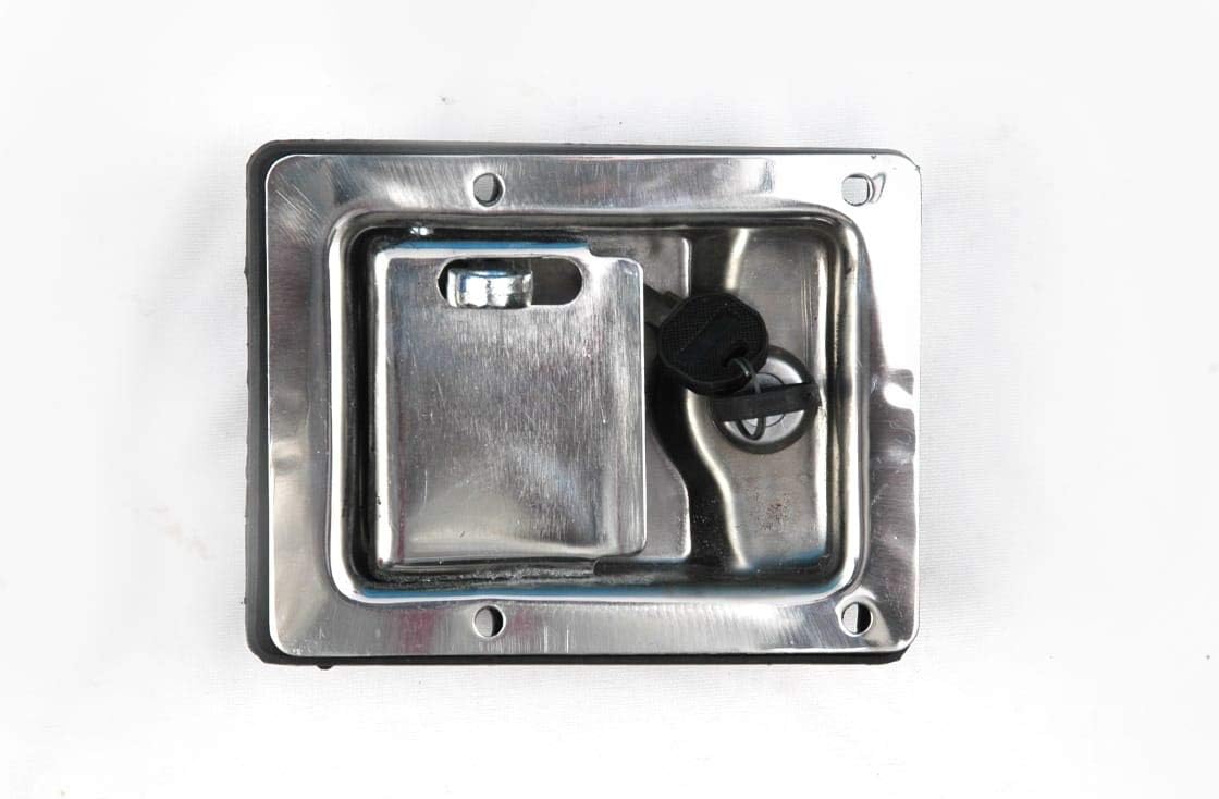 Stainless Steel Canopy Door Lock with Key Set Replacement for Kirloskar Generator Spare Parts