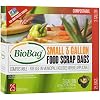 BioBag Premium Compostable Food Scrap Bags, 3 Gallon, 25 Count