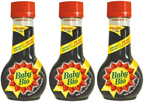 3 X Baby Bio Original House Plant Food Feed Fertilizer 175ml