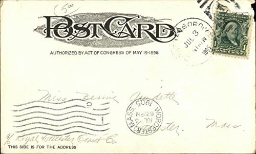 Miniatura 2 de The Cascade, Brooks House and Connecticut River Brattleboro, Vermont VT Original Antique Postcard