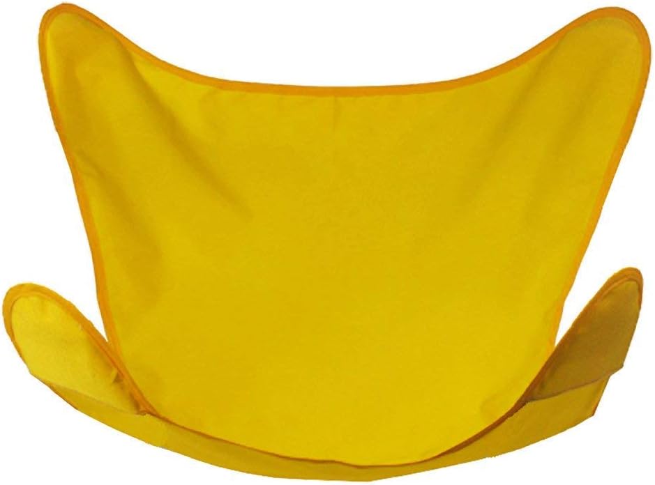 Butterfly Chair Replacement Covers Heavy Duty 14oz Cotton Duck Material Indoor/Outdoor (Yellow)