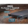 3G Cardio Pro Runner X Treadmill - Heavy Duty Home Construction - FreeSync FTMS Bluetooth Connectivity - Low 6.5 Step-up Height - Foldable Compact Storage - Orthopedic Belt - 350 lb Capacity