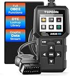 TOPDON AL400 OBD2 Scanner, Full OBDII Code Reader, Check Engine Fault Scan Tool, Car Scanner with Read/Clear Codes, Freeze Frame, One-Click I/M, Diagnostic Scanner for DIYers, Free Lifetime Update