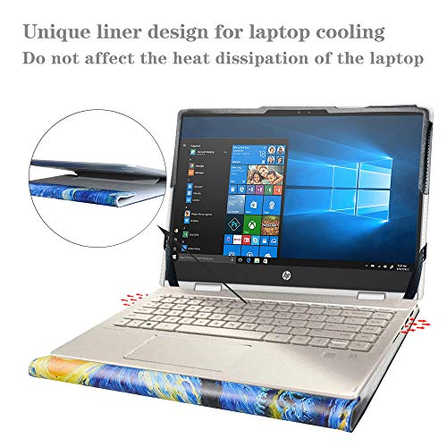 Funda para HP Pavilion x360 de 14 pulgadas con diseño Starry Night 5
