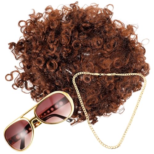 [BUTIFULSIC] 70�N��f�B�X�R�R�X�v���E�B�b�O �`�F�[���l�b�N���X �T���O���X�Z�b�g �j���p70�N��R�X�`���[���A�N�Z�T���[ �f�B�X�R�p�[�e�B�[