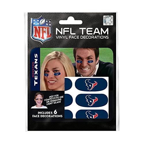 The Party Animal NFL Houston Texans Eye Black Stickers