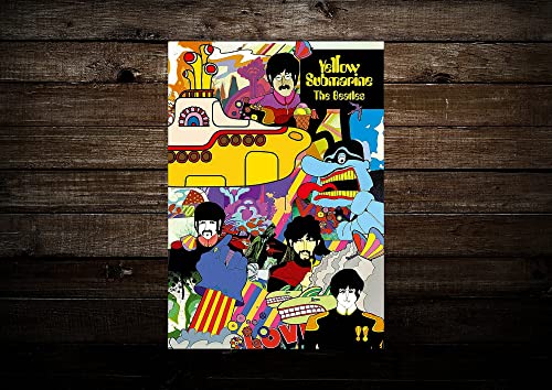 L’affiche du sous-marin jaune des Beatles | Imprimé sous-marin jaune | Impression encadrée ou non encadrée | A2 59.4×42… - Les Beatles, Paul McCartney, John Lennon, RIngo Starr, George Harrison L'affiche du sous-marin jaune des Beatles | Imprimé sous-marin jaune | Impression encadrée ou non encadrée | A2 59.4x42… – Image 7