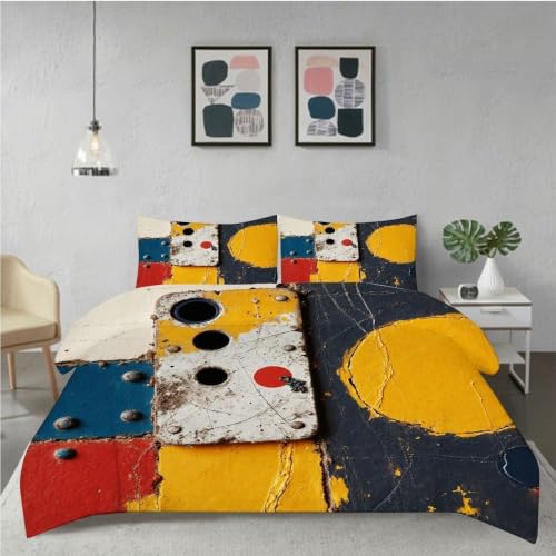 Housse de Couette 90x190 Graffitis Colorés Lit Enfant - 3